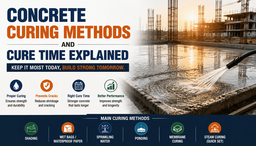 Concrete Curing Methods and Cure Time Explained