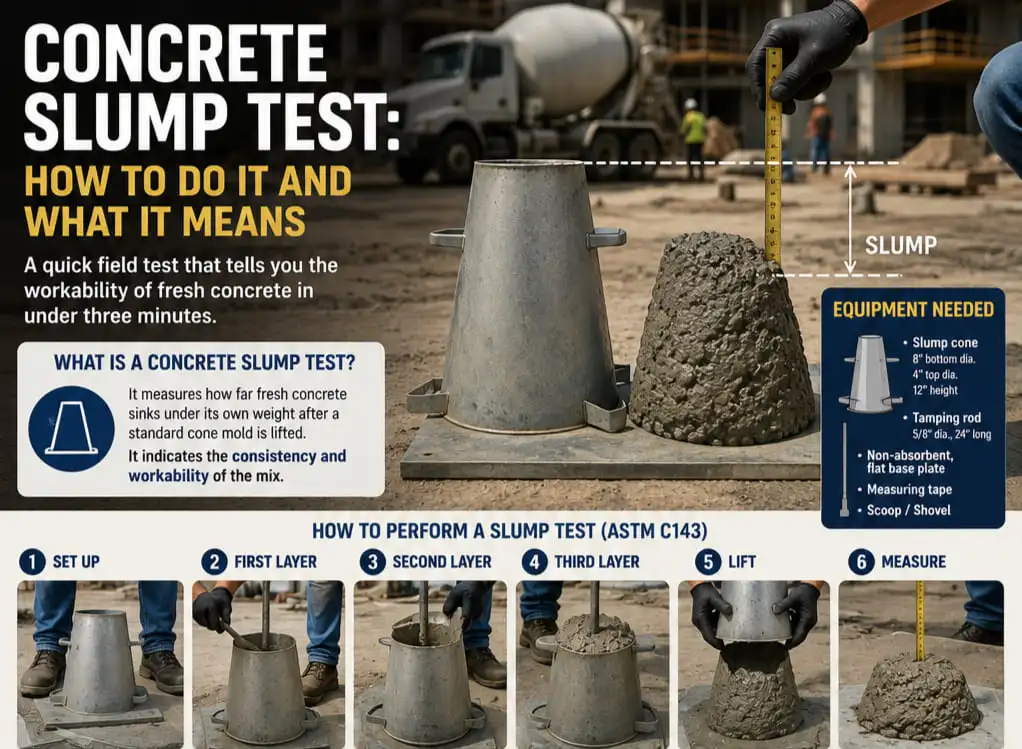 Concrete Slump Test: How to Do It and What It Means