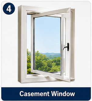 Casement windows