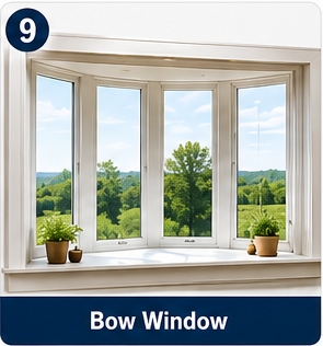 Bow windows