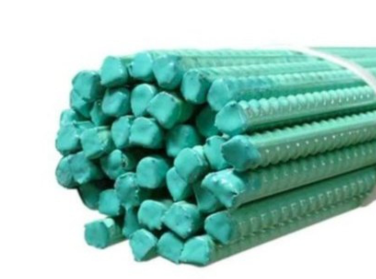 Epoxy-coated rebar