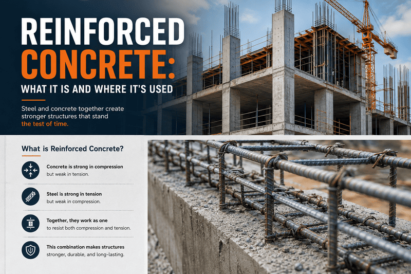 Reinforced Concrete: What It Is and Where It’s Used