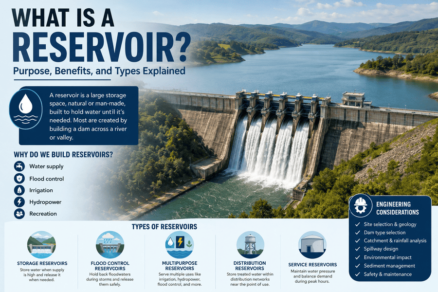 What Is a Reservoir? Definition, Purpose, Types & Benefits Explained