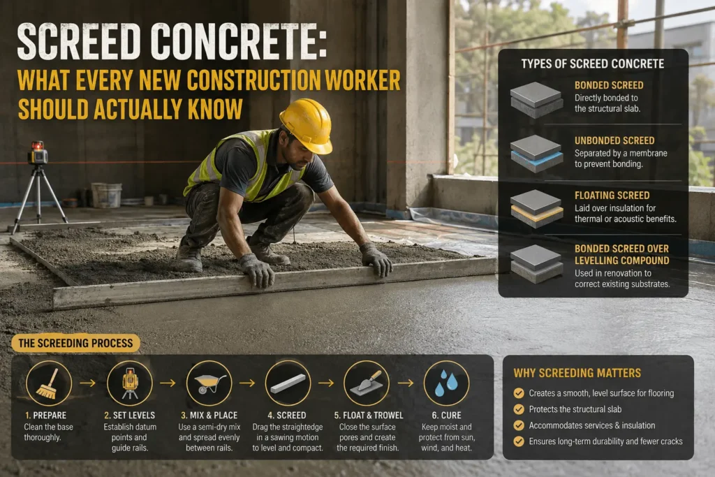 screed concrete