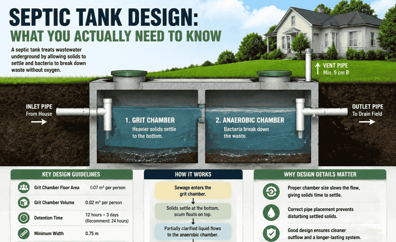 Septic Tank Design: What You Actually Need to Know