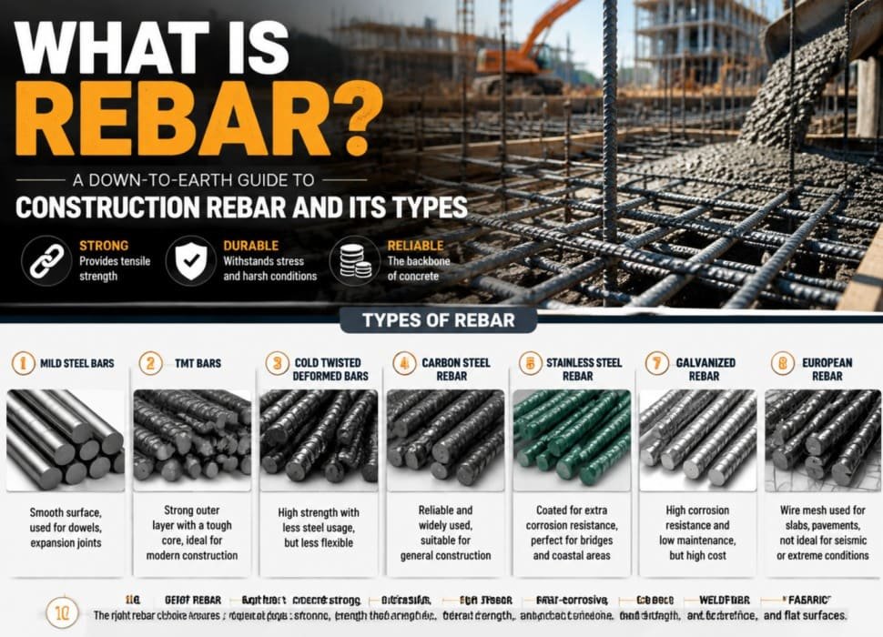 What Is Rebar? A Down-to-Earth Guide to Construction Rebar and Its Types