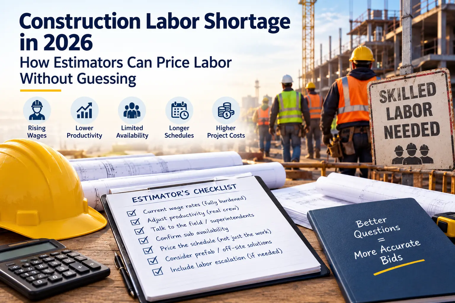 Construction Labor Shortage in 2026: How Estimators Can Price Labor Without Guessing